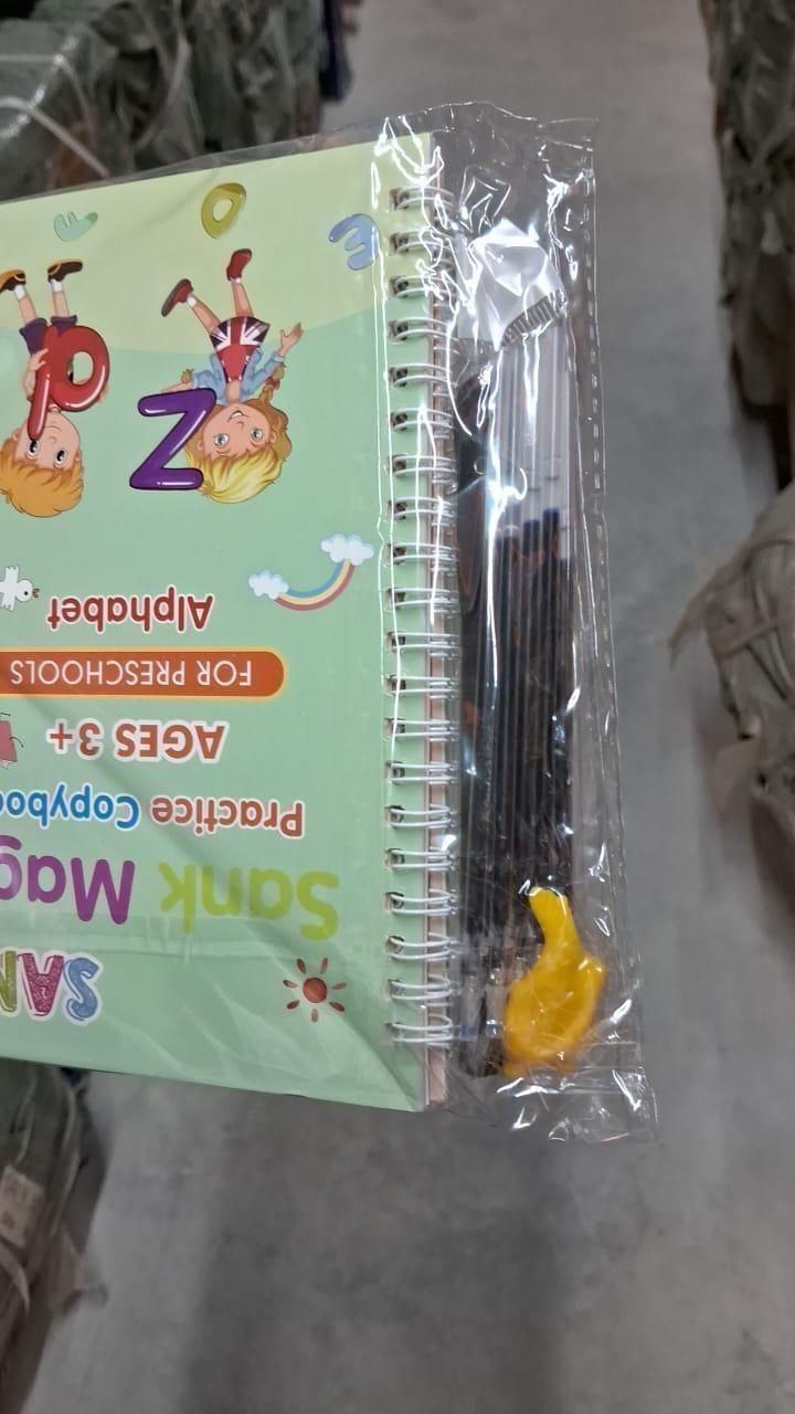 Magic CopyBook for Pre-School & Nursery - 4 Reusable Books
