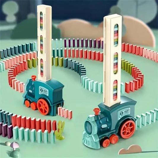 Domino Express Train Set – BPA-Free Toy with Sound Effects for Kids