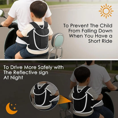 Kids Safety Belt for Bike Rides – Secure & Adjustable Child Seat Harness