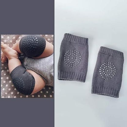 2 Pairs Baby Knee Pads – Soft & Protective Crawling Safety Gear (Cotton Blend)